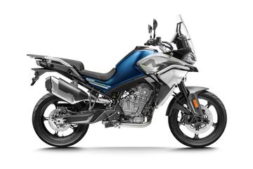 CF Moto 800MT sport twilight blue right facing